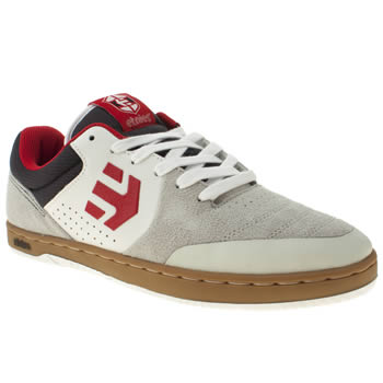 mens etnies white & red marana trainers mens etnies white & red marana trainers