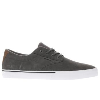 ETNIES DARK GREY JAMESON VULC TRAINERS ETNIES DARK GREY JAMESON VULC TRAINERS