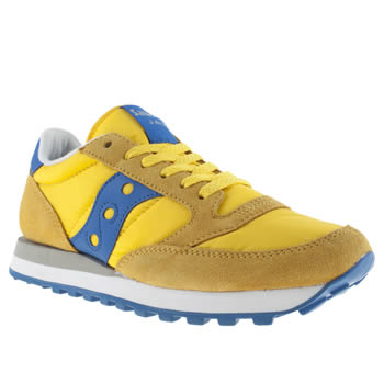 mens saucony yellow jazz original trainers mens saucony yellow jazz original trainers