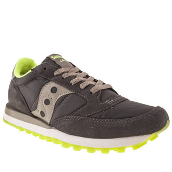 mens saucony dark grey jazz original trainers mens saucony dark grey jazz original trainers
