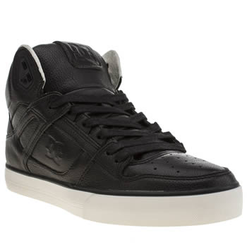 mens dc shoes black spartan high wc trainers mens dc shoes black spartan high wc trainers