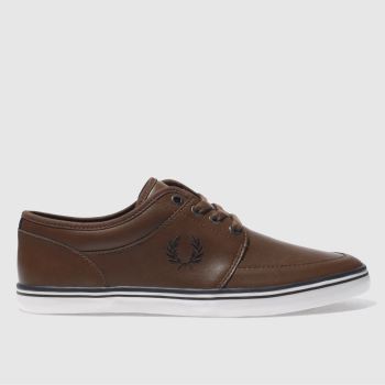 FRED PERRY BROWN STRATFORD TRAINERS FRED PERRY BROWN STRATFORD TRAINERS