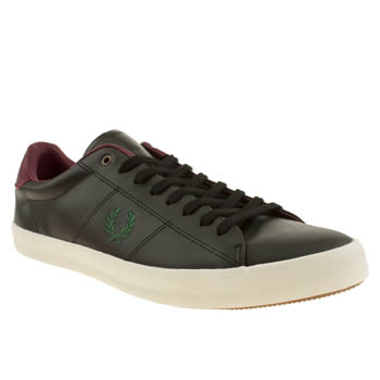 mens fred perry black howells leather bradley trainers mens fred perry black howells leather bradley trainers