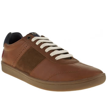 mens fred perry tan sebright leather trainers mens fred perry tan sebright leather trainers