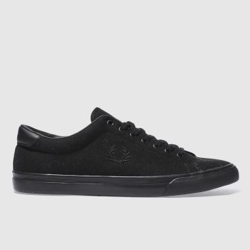 FRED PERRY BLACK UNDERSPIN TRAINERS FRED PERRY BLACK UNDERSPIN TRAINERS