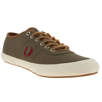 mens fred perry khaki woodford trainers mens fred perry khaki woodford trainers