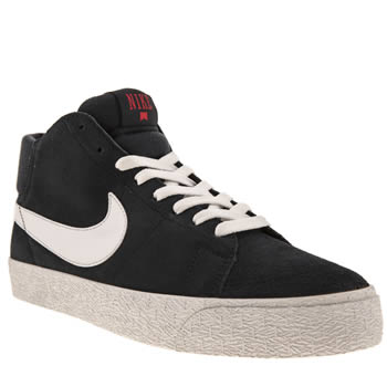 mens nike skateboarding navy & white blazer mid lr trainers mens nike skateboarding navy & white blazer mid lr trainers