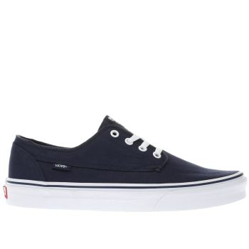 VANS NAVY & WHITE BRIGATA TRAINERS VANS NAVY & WHITE BRIGATA TRAINERS