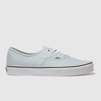 VANS PALE BLUE AUTHENTIC TRAINERS VANS PALE BLUE AUTHENTIC TRAINERS