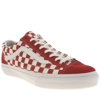 mens vans red style 36 trainers mens vans red style 36 trainers