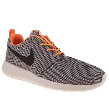 mens nike grey & black rosherun trainers mens nike grey & black rosherun trainers