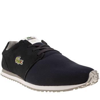 mens lacoste navy & grey accelero trainers mens lacoste navy & grey accelero trainers