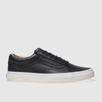 VANS BLACK OLD SKOOL TRAINERS VANS BLACK OLD SKOOL TRAINERS