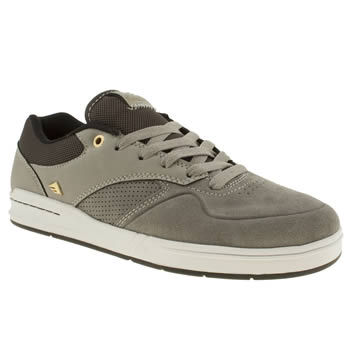 mens emerica grey & black the heretic trainers mens emerica grey & black the heretic trainers