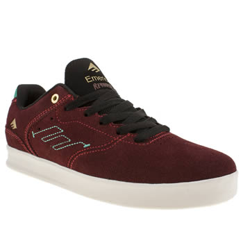 mens emerica burgundy the reynolds low trainers mens emerica burgundy the reynolds low trainers