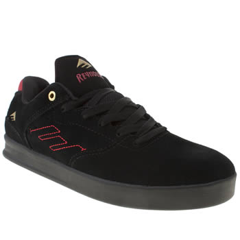 mens emerica black & red the reynolds low trainers mens emerica black & red the reynolds low trainers