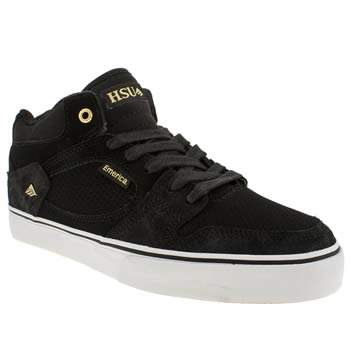 mens emerica black & gold the hsu trainers mens emerica black & gold the hsu trainers