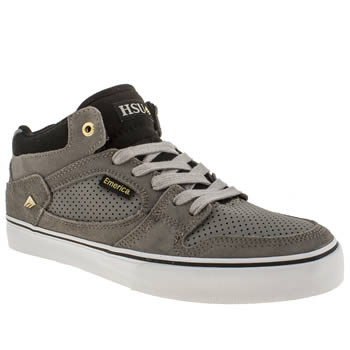 mens emerica grey & black the hsu trainers mens emerica grey & black the hsu trainers
