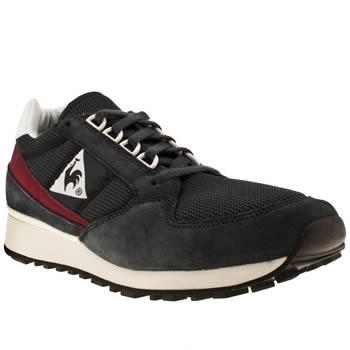 mens le coq sportif navy & red eclat 89 trainers mens le coq sportif navy & red eclat 89 trainers