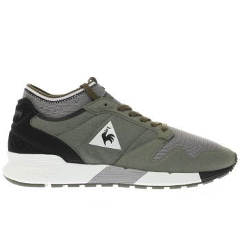 LE COQ SPORTIF KHAKI OMICRON TECHLITE TRAINERS LE COQ SPORTIF KHAKI OMICRON TECHLITE TRAINERS