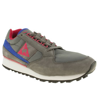 mens le coq sportif grey eclat 90 trainers mens le coq sportif grey eclat 90 trainers