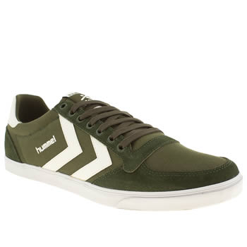 mens hummel dark green slimmer stadil low trainers mens hummel dark green slimmer stadil low trainers