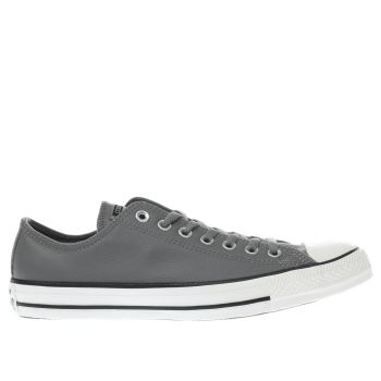 CONVERSE GREY CHUCK TAYLOR ALL STAR OX TRAINERS CONVERSE GREY CHUCK TAYLOR ALL STAR OX TRAINERS