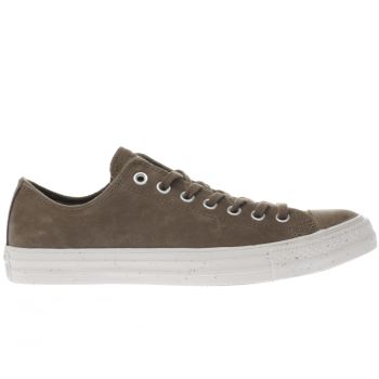CONVERSE TAUPE CHUCK TAYLOR ALL STAR OX TRAINERS CONVERSE TAUPE CHUCK TAYLOR ALL STAR OX TRAINERS