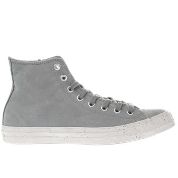 CONVERSE GREY CHUCK TAYLOR ALL STAR HI TRAINERS CONVERSE GREY CHUCK TAYLOR ALL STAR HI TRAINERS