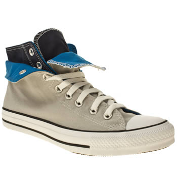 mens converse grey all star two fold hi iii trainers mens converse grey all star two fold hi iii trainers