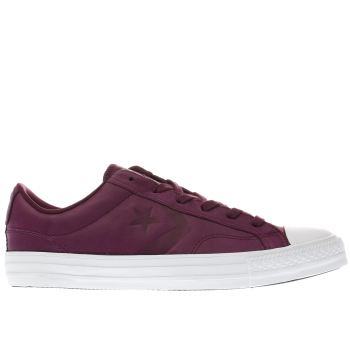 CONVERSE BURGUNDY STAR PLAYER OX TRAINERS CONVERSE BURGUNDY STAR PLAYER OX TRAINERS