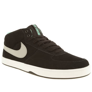 mens nike skateboarding black & grey mavrk mid 3 trainers mens nike skateboarding black & grey mavrk mid 3 trainers