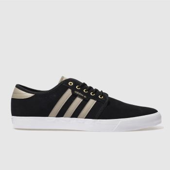 ADIDAS BLACK SEELEY TRAINERS ADIDAS BLACK SEELEY TRAINERS