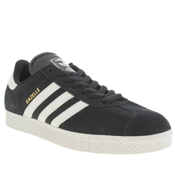 mens adidas navy & white gazelle trainers mens adidas navy & white gazelle trainers