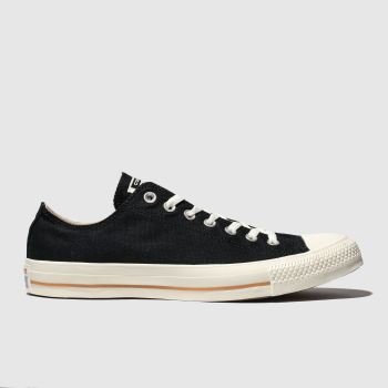 converse black all star washed ox trainers converse black all star washed ox trainers