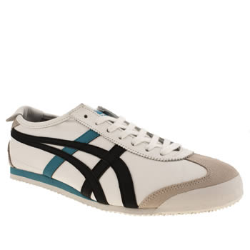 mens onitsuka tiger white & blue mexico 66 trainers mens onitsuka tiger white & blue mexico 66 trainers