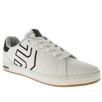 mens etnies white & black fader ls trainers mens etnies white & black fader ls trainers