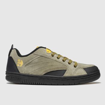 etnies beige & orange czar trainers etnies beige & orange czar trainers