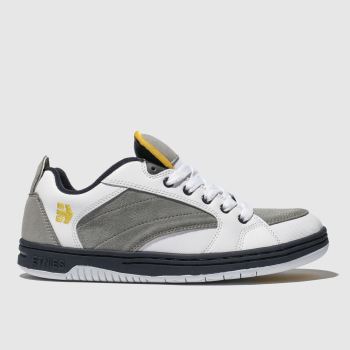 etnies white & grey czar trainers etnies white & grey czar trainers