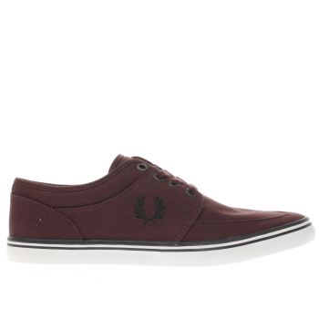 FRED PERRY BURGUNDY STRATFORD TRAINERS FRED PERRY BURGUNDY STRATFORD TRAINERS