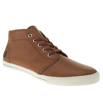 mens fred perry tan fletcher leather trainers mens fred perry tan fletcher leather trainers