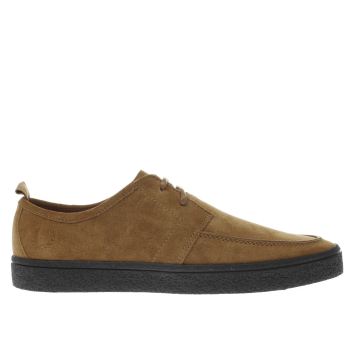 FRED PERRY TAN SHIELDS TRAINERS FRED PERRY TAN SHIELDS TRAINERS