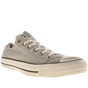 mens converse light grey chuck taylor all star washed trainers mens converse light grey chuck taylor all star washed trainers
