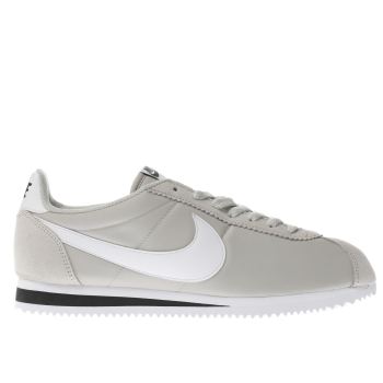 NIKE LIGHT GREY CLASSIC CORTEZ TRAINERS NIKE LIGHT GREY CLASSIC CORTEZ TRAINERS