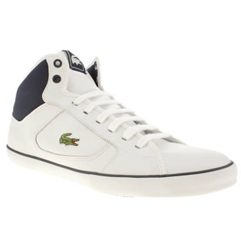mens lacoste white & navy camous tt trainers mens lacoste white & navy camous tt trainers