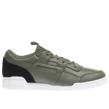 REEBOK KHAKI WORKOUT PLUS IT TRAINERS REEBOK KHAKI WORKOUT PLUS IT TRAINERS
