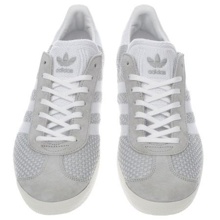 mens light grey gazelles