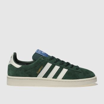ADIDAS DARK GREEN CAMPUS TRAINERS ADIDAS DARK GREEN CAMPUS TRAINERS