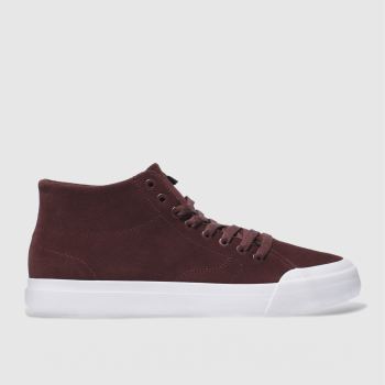 DC SHOES BURGUNDY EVAN SMITH HI ZERO TRAINERS DC SHOES BURGUNDY EVAN SMITH HI ZERO TRAINERS