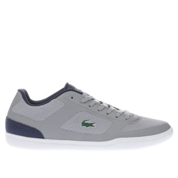 LACOSTE GREY COURT MINIMAL TRAINERS LACOSTE GREY COURT MINIMAL TRAINERS